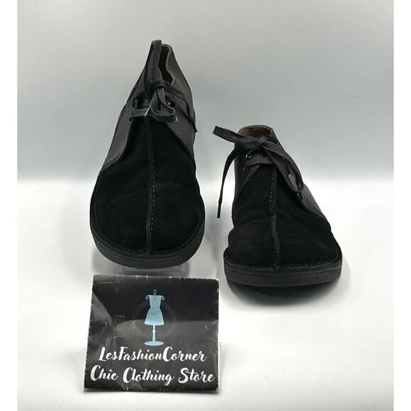 British Walkers Men's Black Suede Leather Kingston Desert Trek Boot Sz 11.5 3035 - Picture 2 of 16